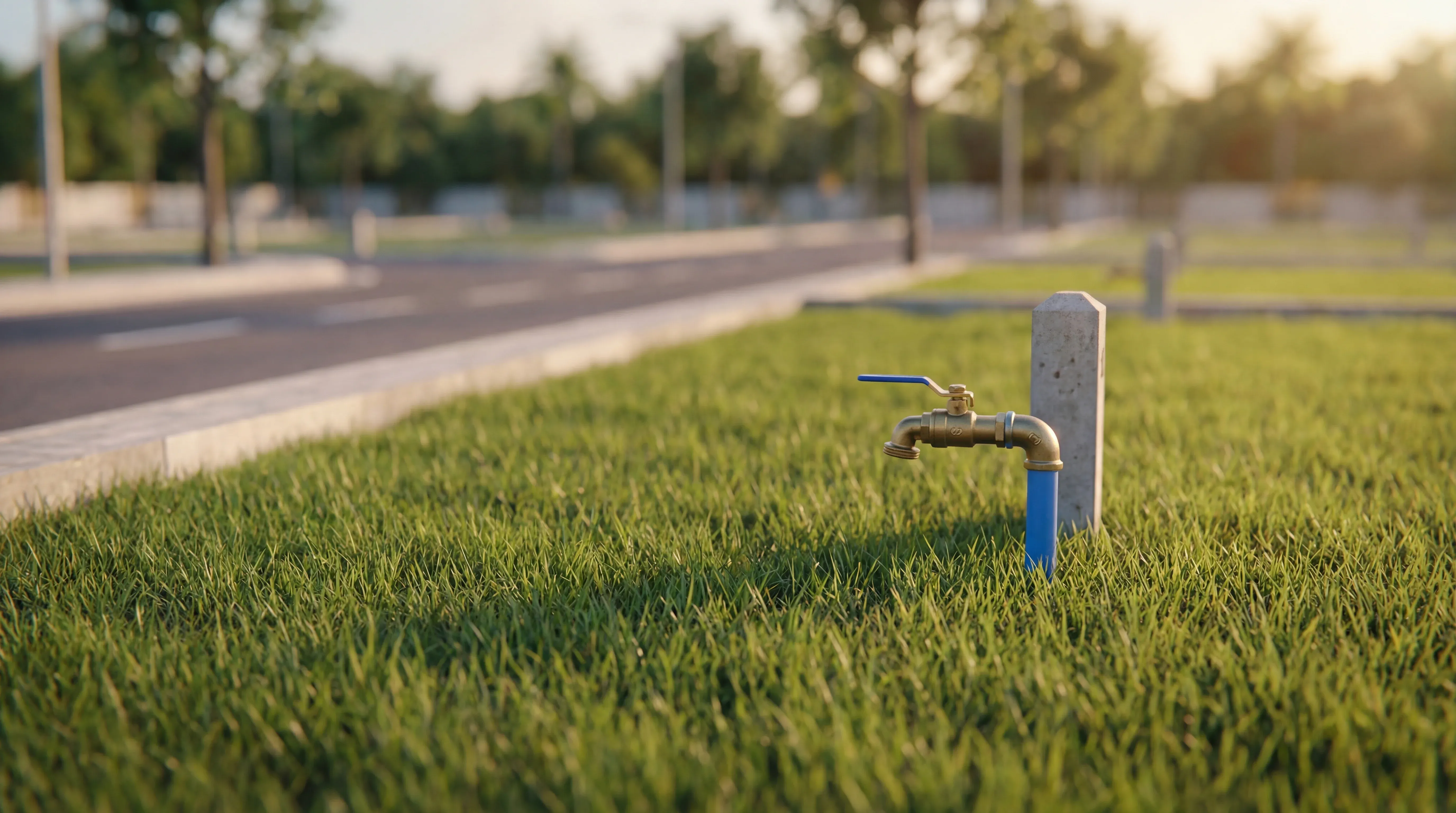 Aaroha individual water tap connection per plot — fully installed and operational from day one, Bellary Highway Anantapur